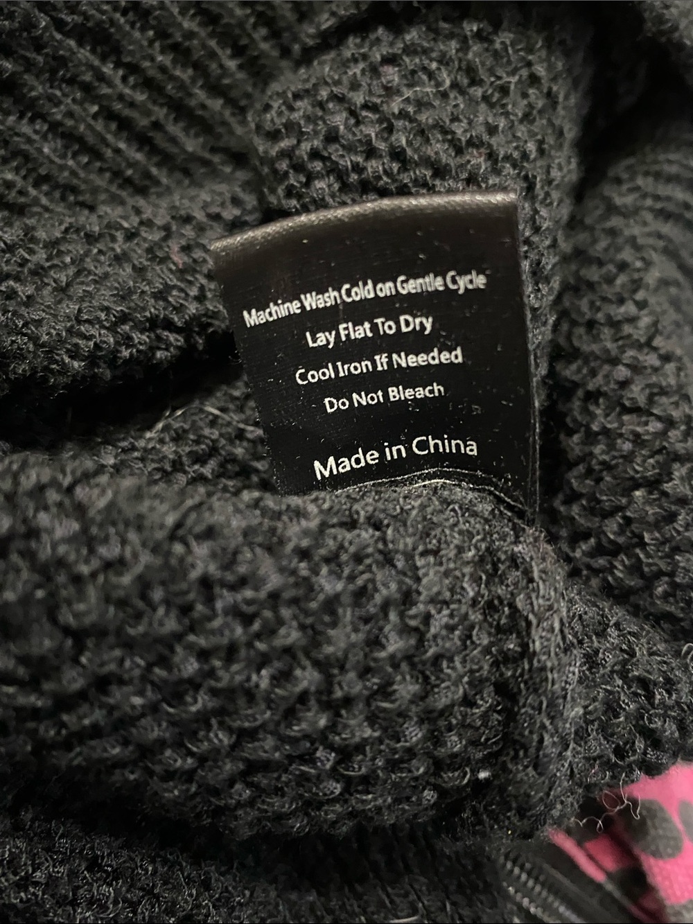 POL Black V-Neck Star Knit Oversized Boxy Sweater Woman’s Small - Picture 4 of 8